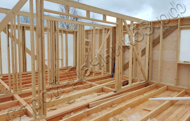 4 Каркасно-щитовой 6×8, 48  м², Ленинградская область, Всеволож (14)